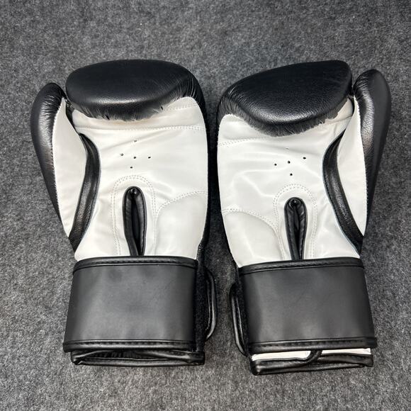 Revgear Boxing Gloves 12-OZ Pro Training Durable Black White - Picture 8 of 13